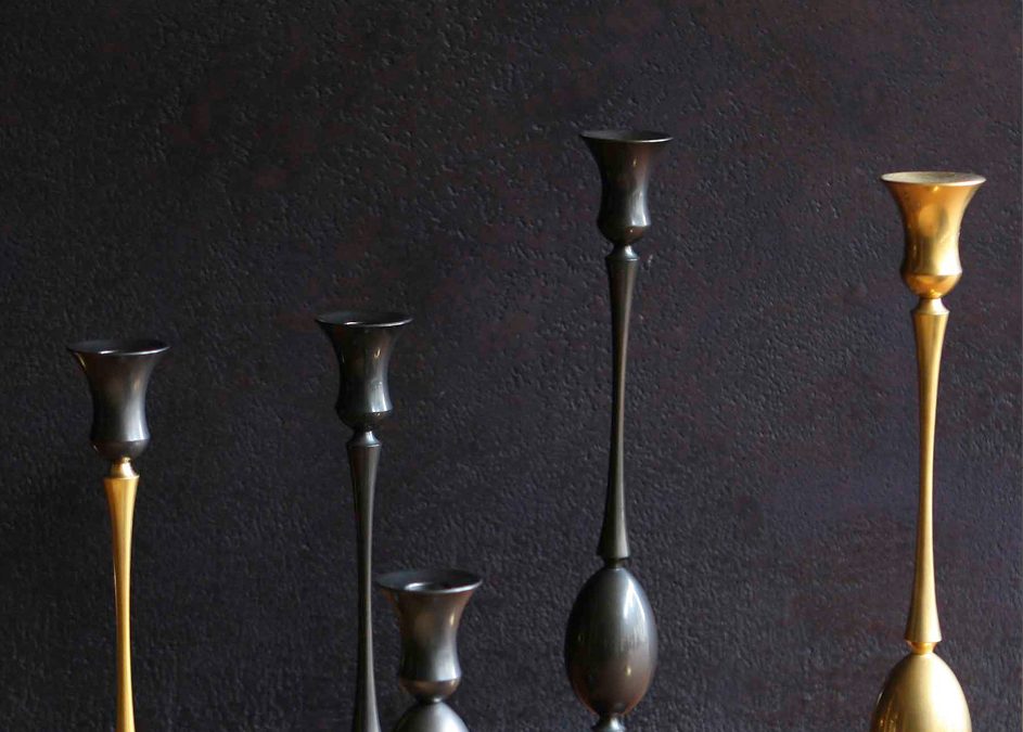 Muehling Biedermeier Candleholders