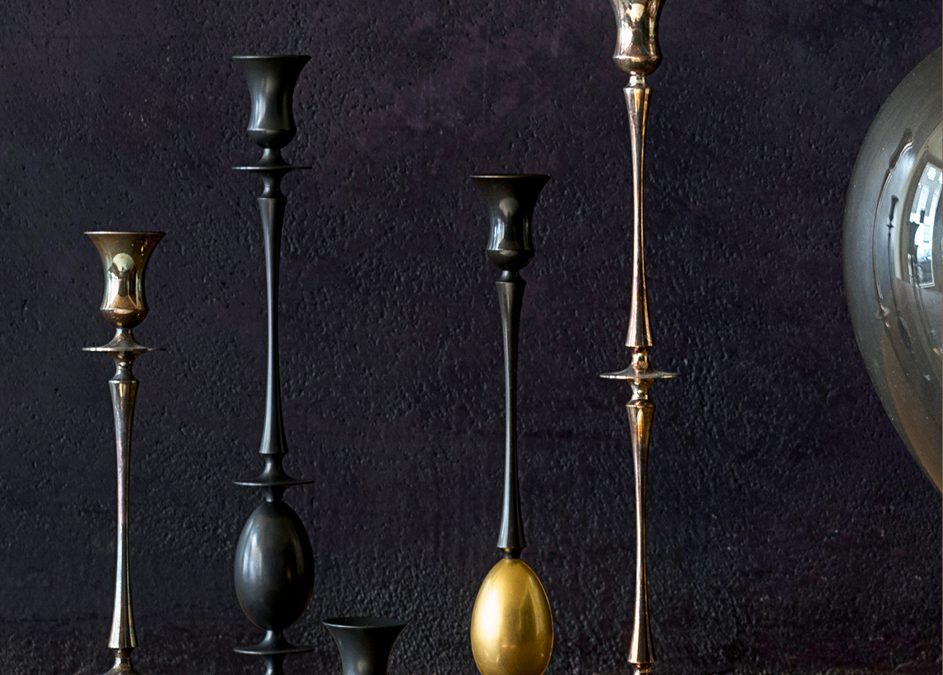 Muehling Biedermeier Candleholders