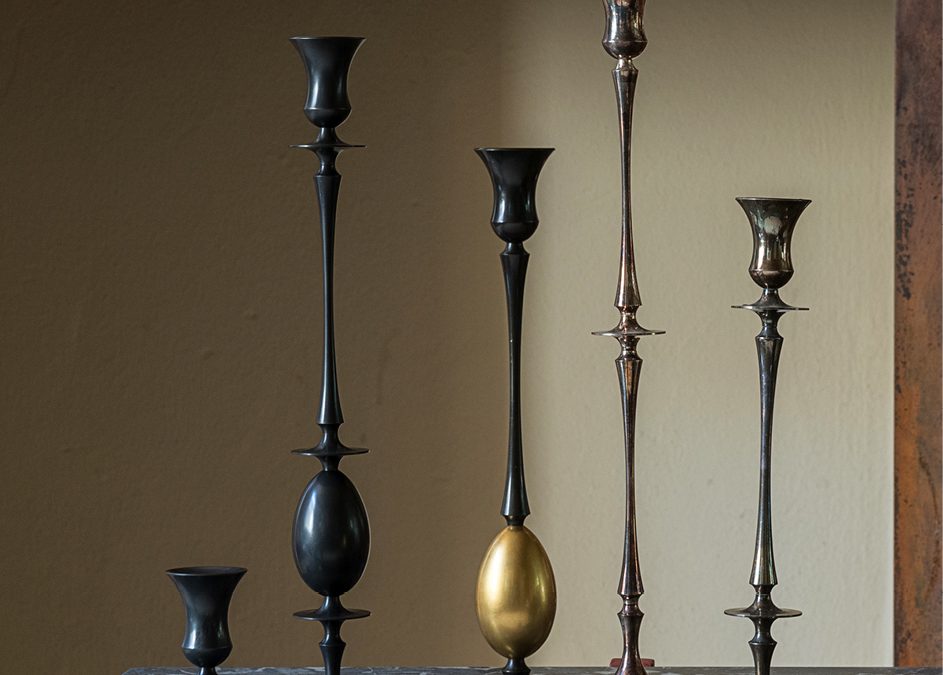 Muehling Biedermeier Candleholders