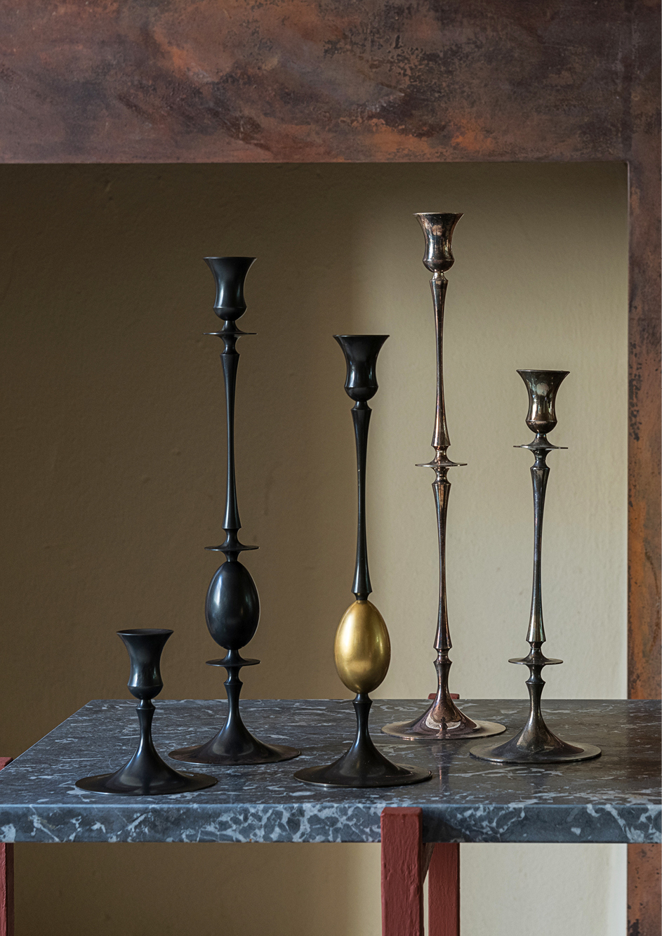 Muehling Biedermeier Candleholders